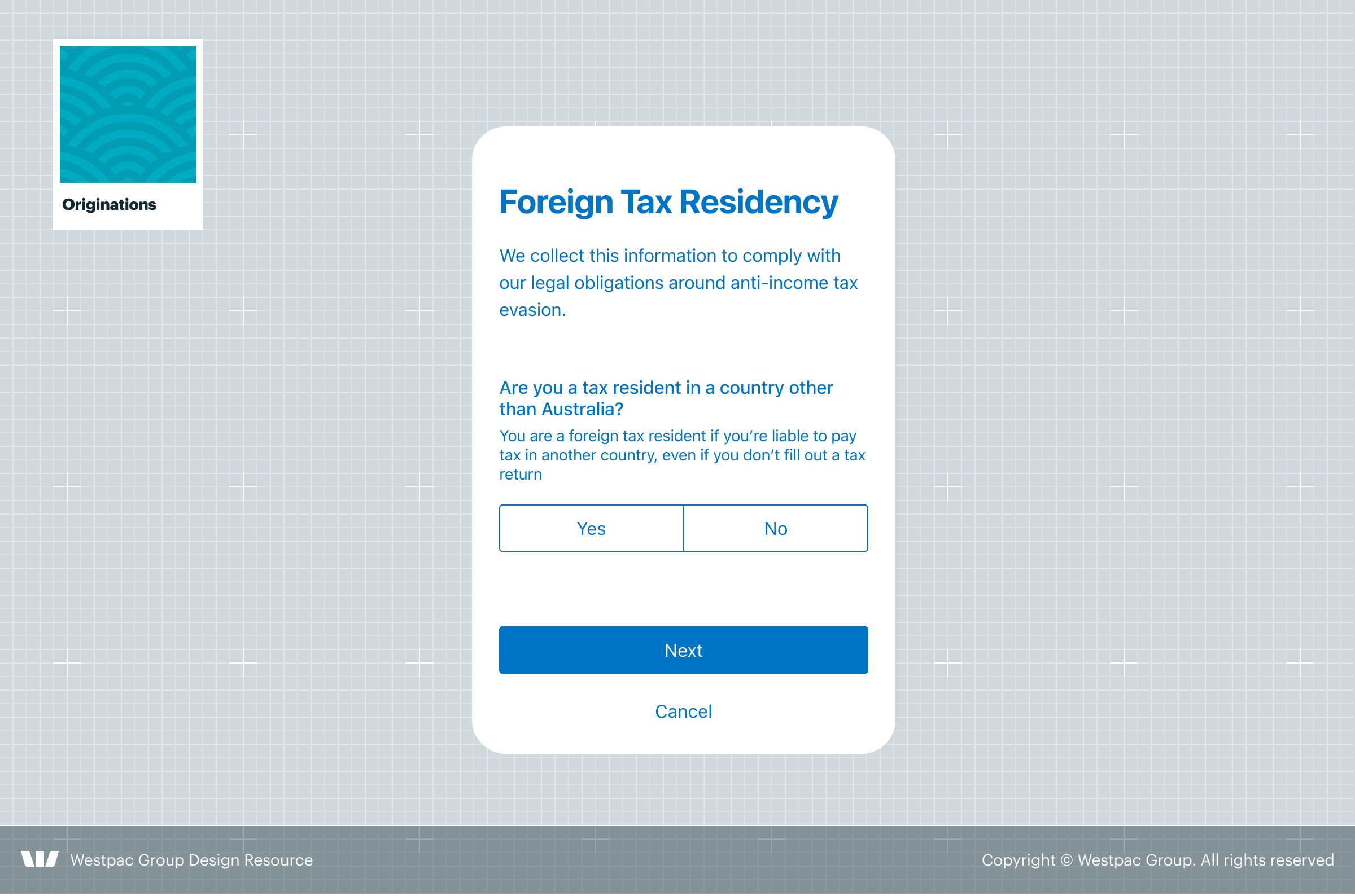 Stylised illustration of the foreign tax residency pattern