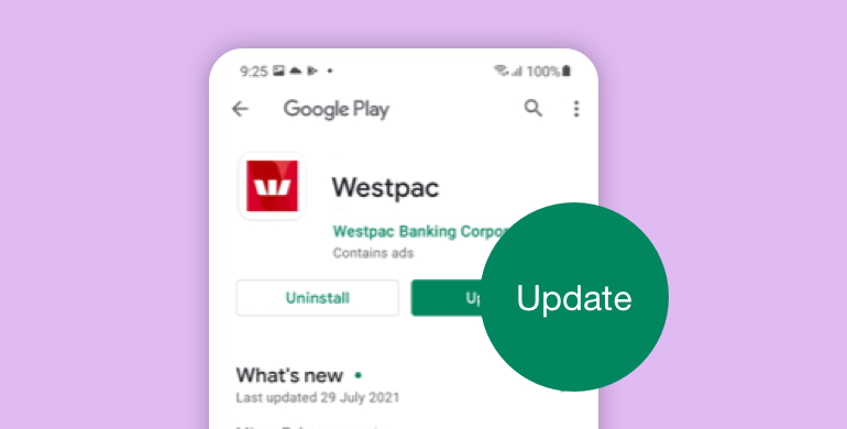 New App Update Welcome | Westpac