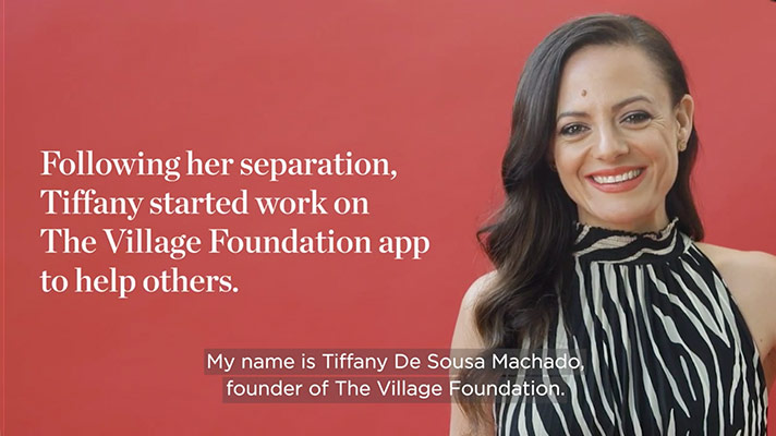Find out how Tiffany's separation led to helping others.
