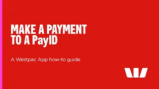 Make a payment to a PayID